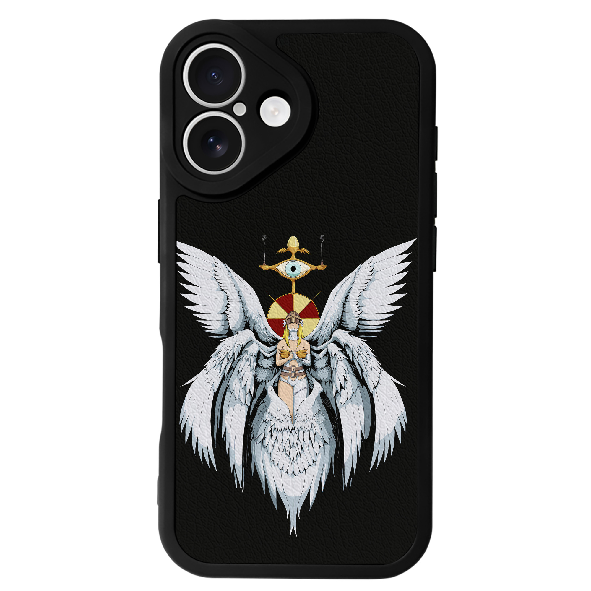 （画像用） Digimon デジタルモンスター/デジモン 【iPhone 16シリーズ対応】シリコンスマホケース（レザー調） 材質：シリコン